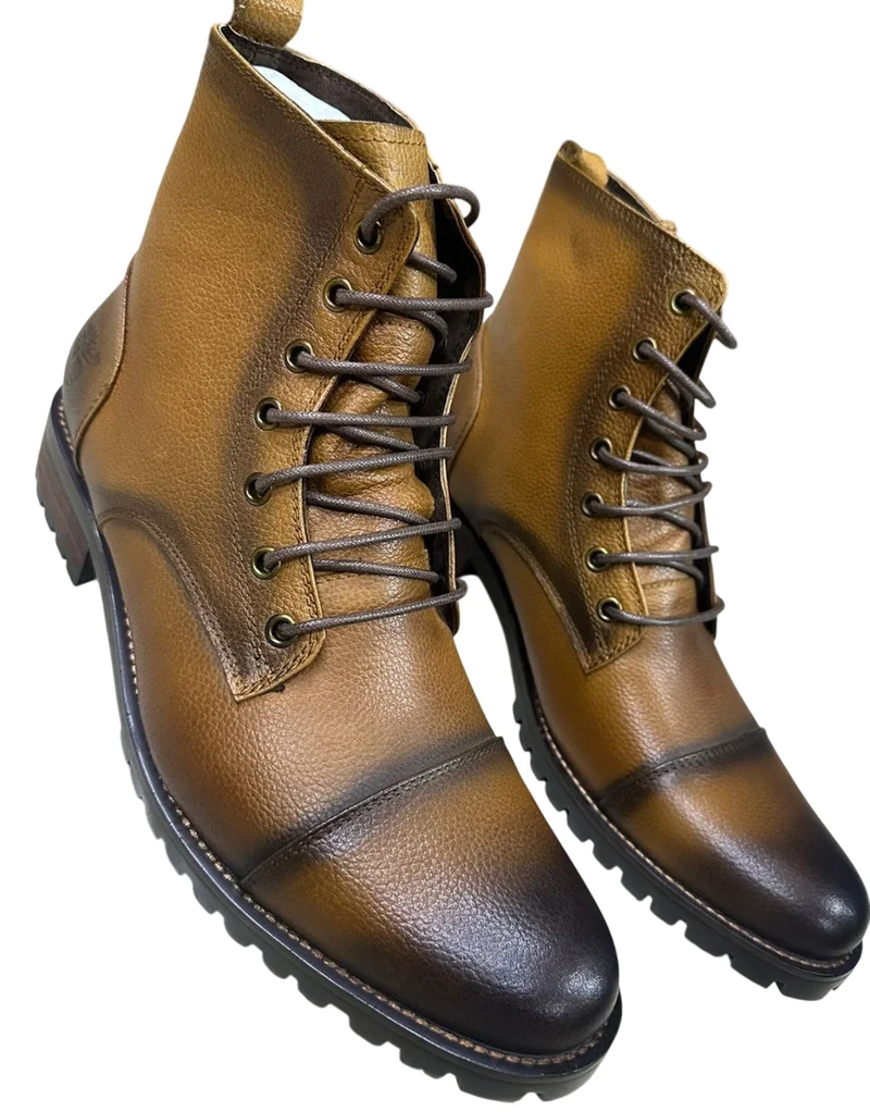 Quality Timberland High Waterproof leather Boots- Brown