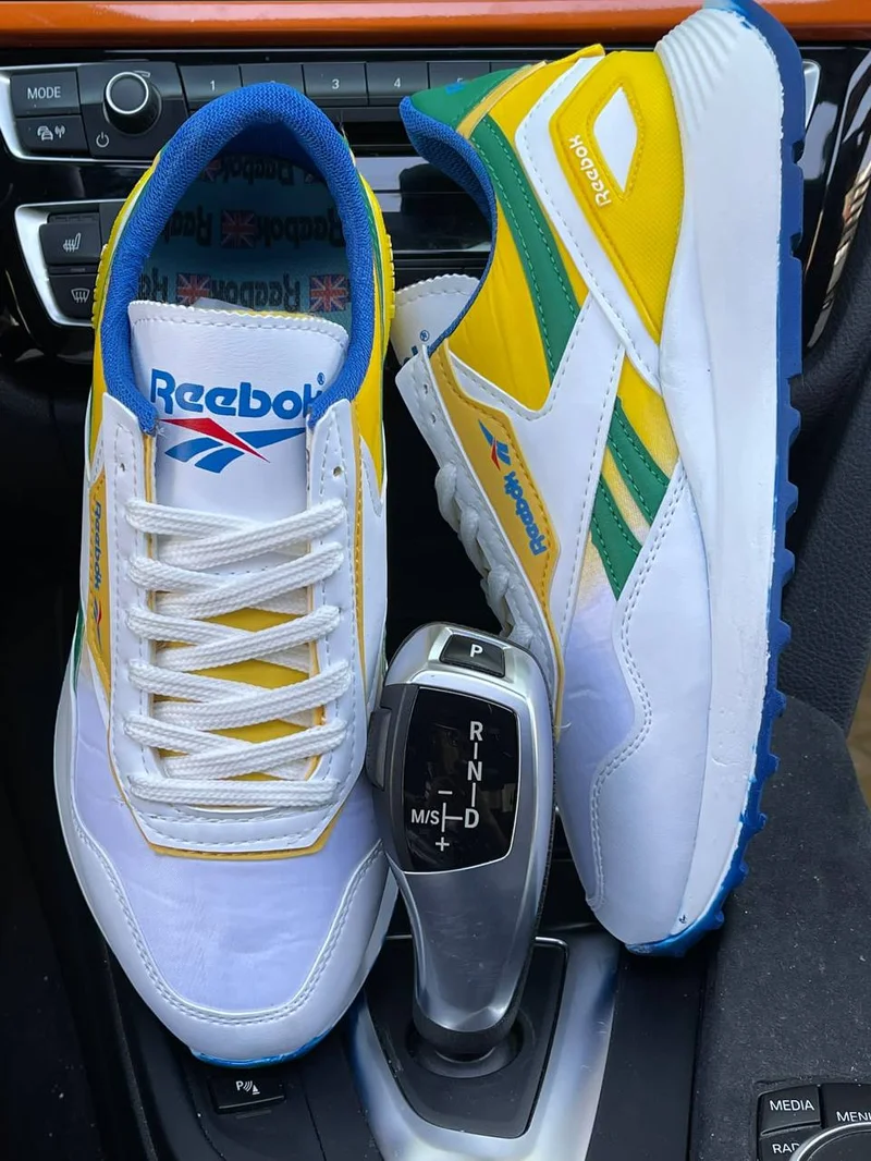 Reebok Classic Leather Legacy AZ Gore-Tex sneakers yellow White Green Casual