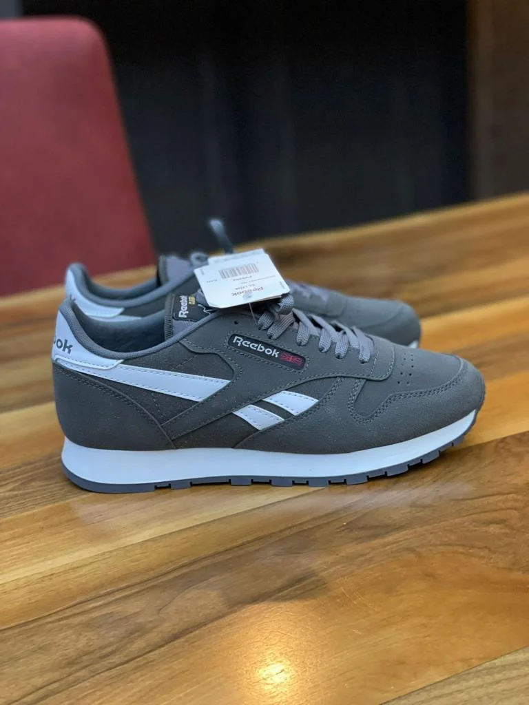 Reebok Classic Leather Unisex Grey Sneakers