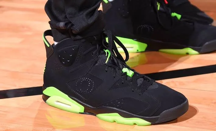 Air Jordan 6 Oregon Ducks PE Black Green