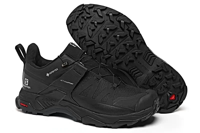 SALOMON Men's X Ultra 4 Goretex GTX Low Rise Hiking Boots Black