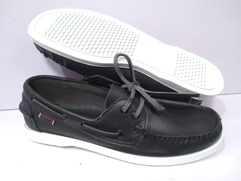 Sebago Docksides Black Boat shoes