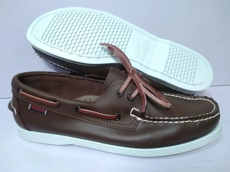 Sebago Docksides Brown Boat Shoes