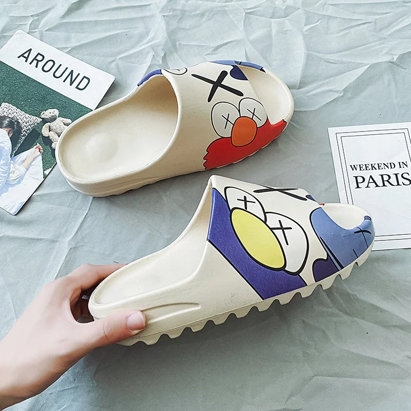 Sepatu Sandal Casual Desain Adidas Yeezy Slides