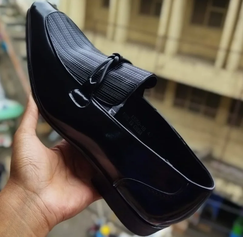 Slip On Official Shoes Leather Fashion Shoes Men's  Black Shoes