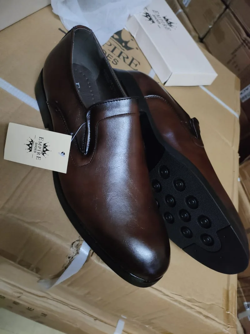 Slipon Empire Shoes Design Premium Leather Official Shoes Men Dark Brown Shoes