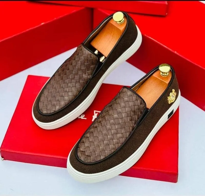 Slipon Haris Casual Official Premium  Leather Shoes
