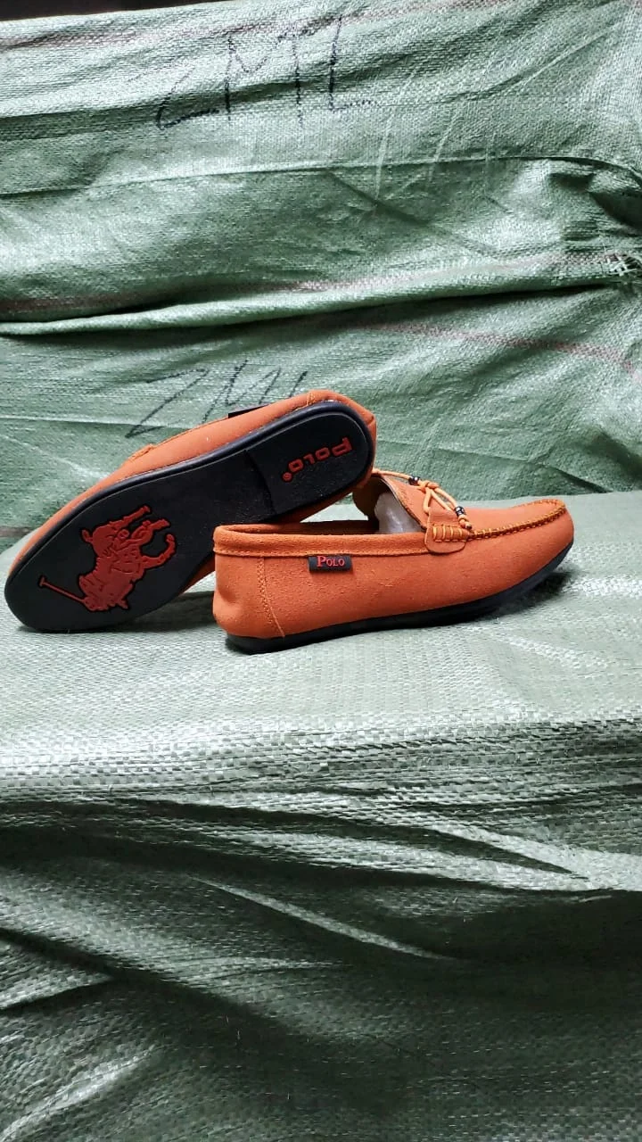 Suede Polo Loafers Men Shoes Footwear