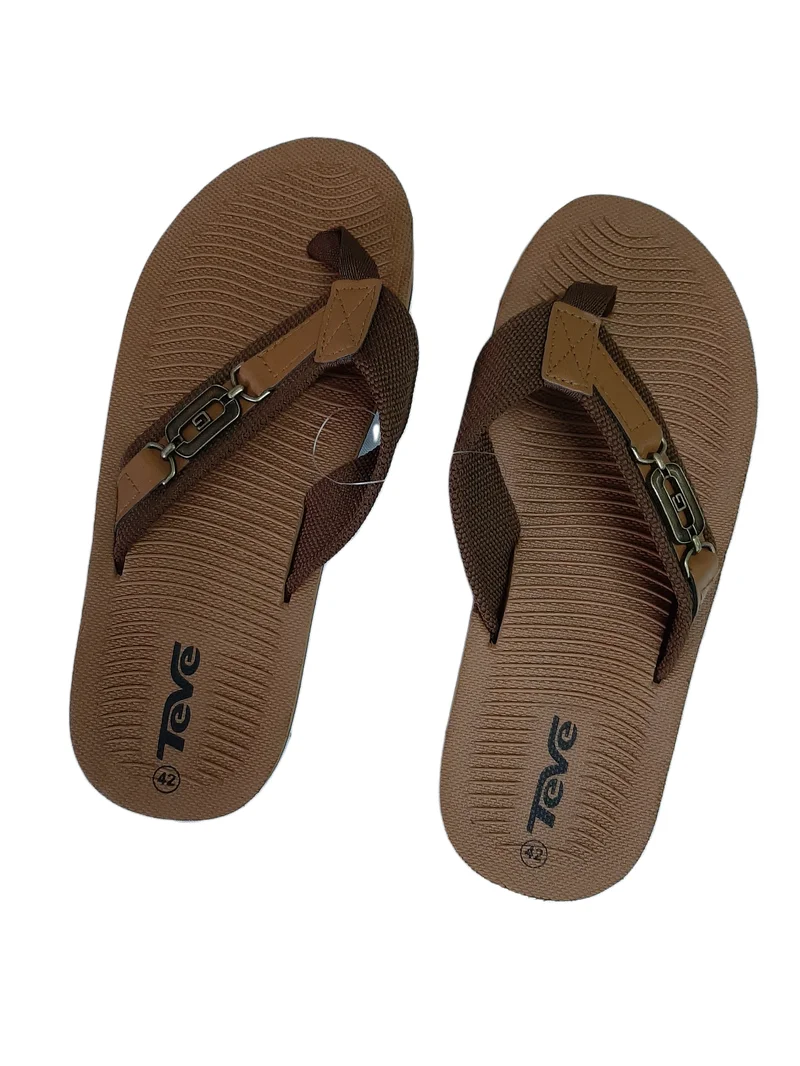 Teveb Sport Smart Casual Thong Sandals-Gold