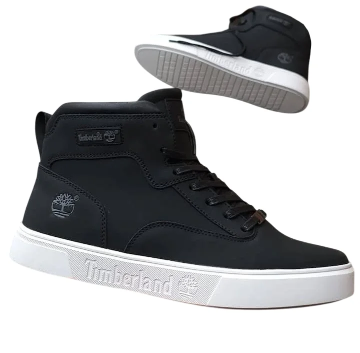 Timberland - Maple Grove Mid Lace-Up Black- White Sole