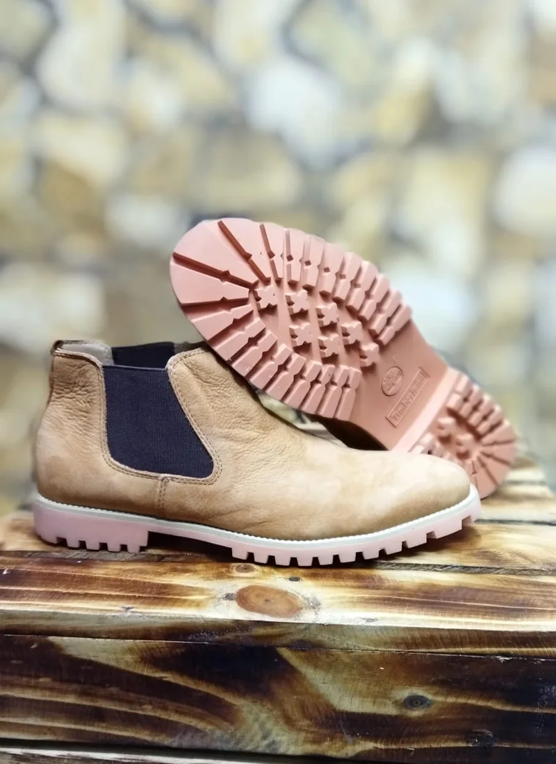 Timberland Brown Leather Chelsea Ankle Boots- Leather Sole