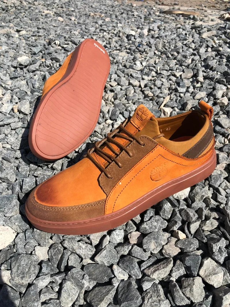 Timberland Casual Mens Leather Laced Gum Sole Shoes