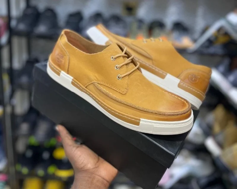 Timberland Casual Mens Pure Leather Mustard  Shoes