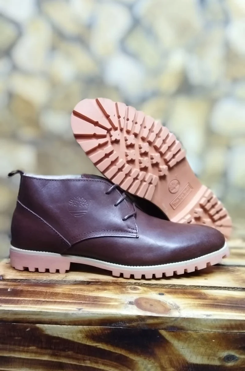 Timberland Larchmont Waterproof Coffee Brown Leather Lace Up