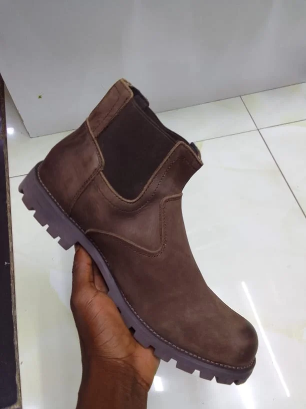 Timberland Leather Chelsea Ankle Boots- Leather Sole Coffee Brown