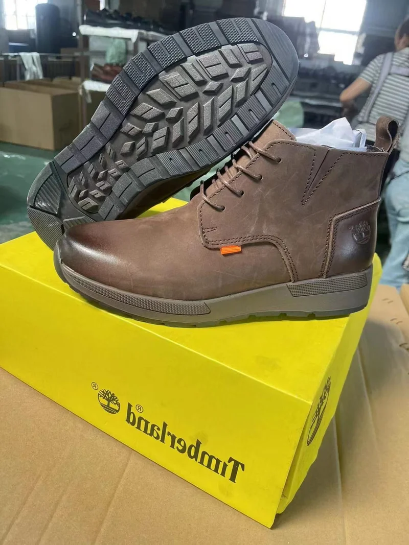 Timberland Mens Ankle Boots  Leather-Coffee