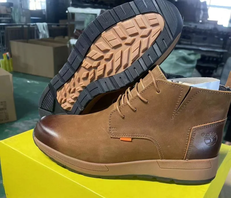 Timberland Mens Ankle Boots Brown Leather