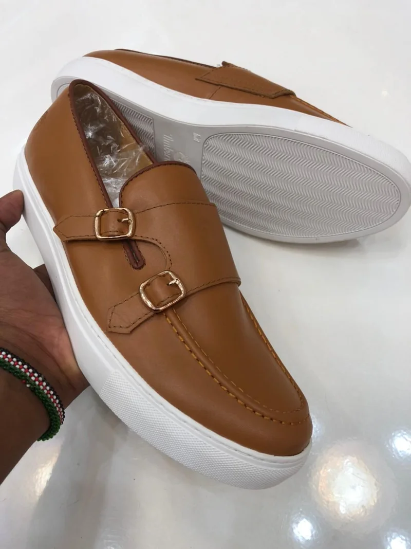 Timberland Sneakers Casual Rubber Double Buckle Shoes Brown