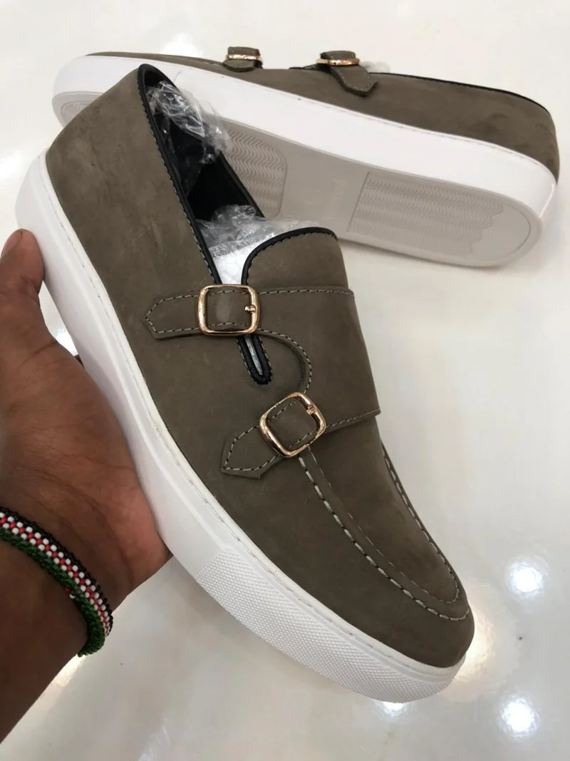 Timberland Sneakers Casual Rubber Double Buckle Shoes Grey
