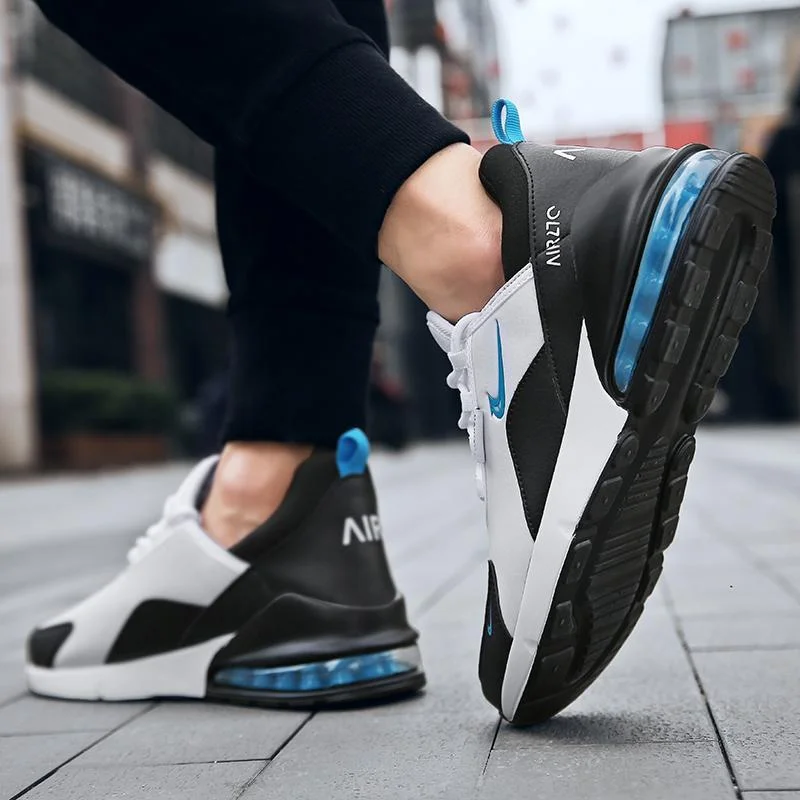Air Max 270 Outdoor Fitness Couple Light Sneakers Fashion Air Cushion Slip White