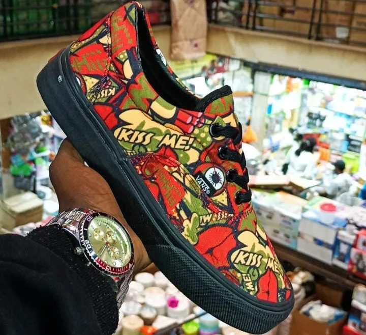 Tribal vans Double sole Rose Pink Van Black Sole