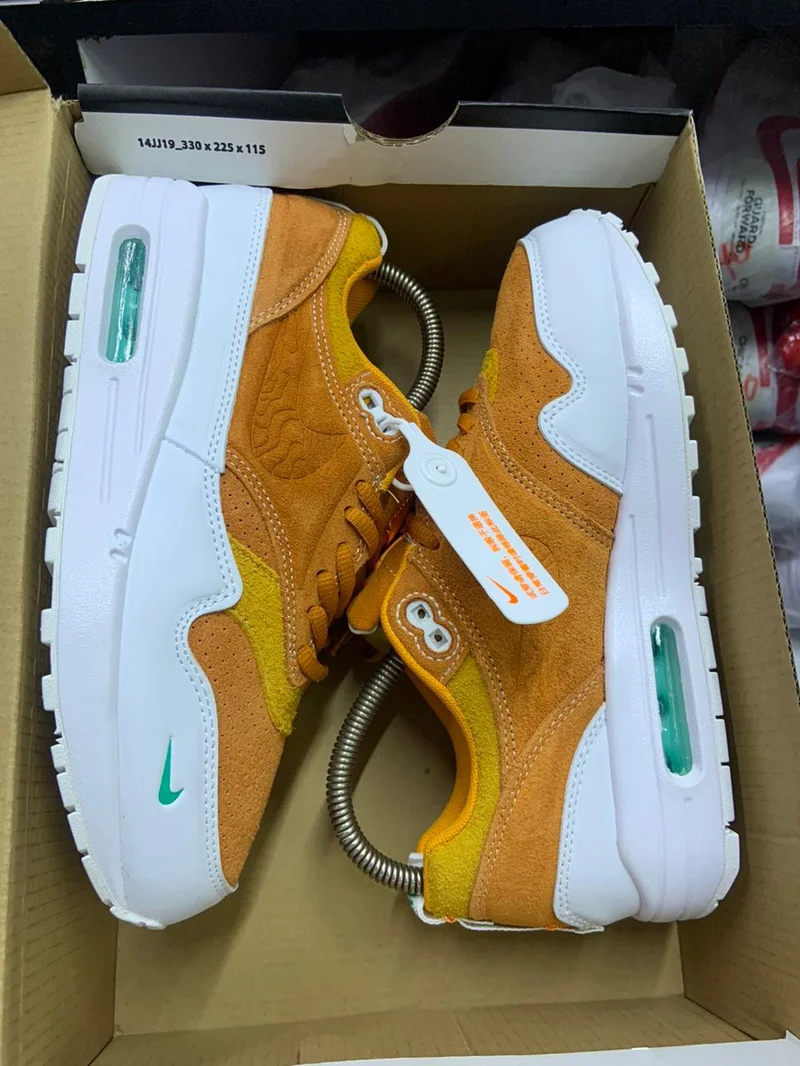 AirMax 1 Serena William Design Crew Yellow White