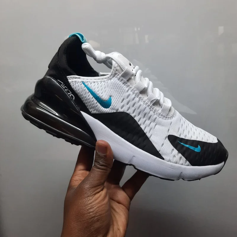 White-Black Nike Sneakers Airmax 270