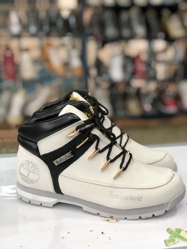 White-Black Timberland Premium Sport Boots