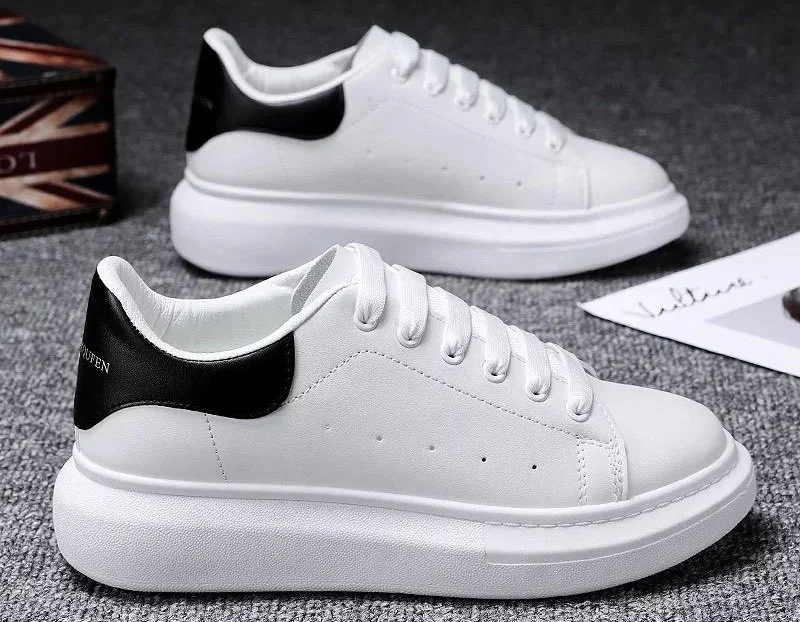 Alexander MCQueen Men's Show crocodile-embossed leather trainers