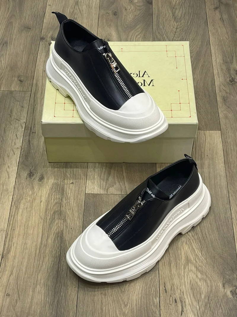 Alexander McQueen ZIPPER SNEAKERS -BLACK