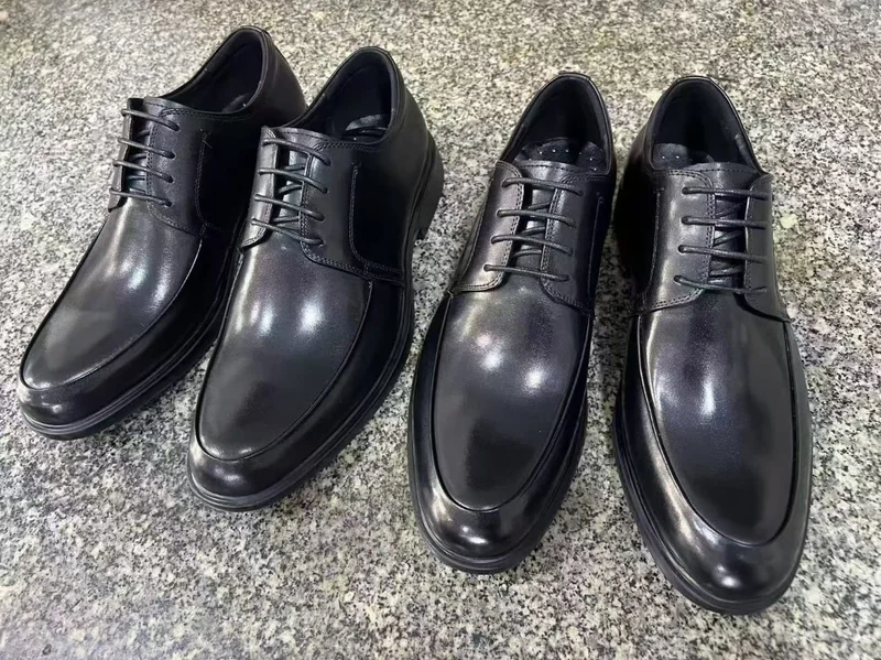 LACE UP DERBY LEATHER SHOES