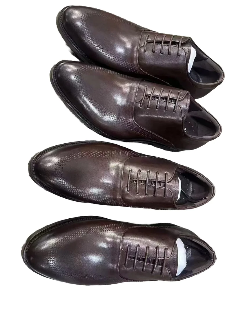 DARK BROWN OXFORD  LEATHER CLARKS  SHOES