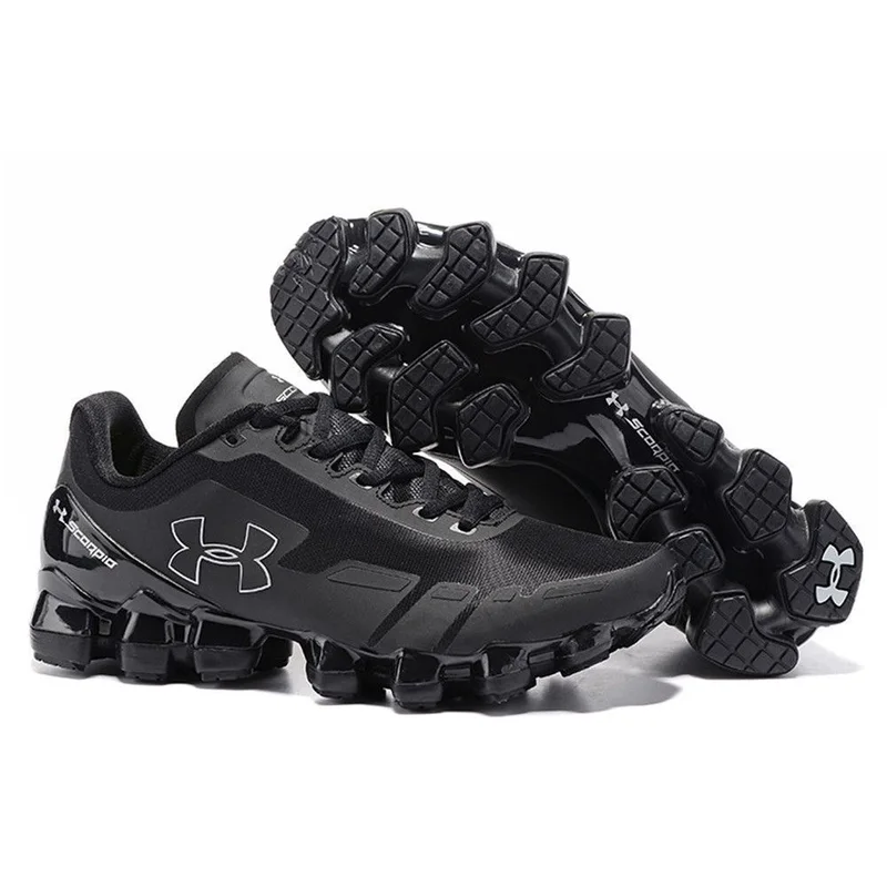 All Black Under Armour SCORPION Running Shoes