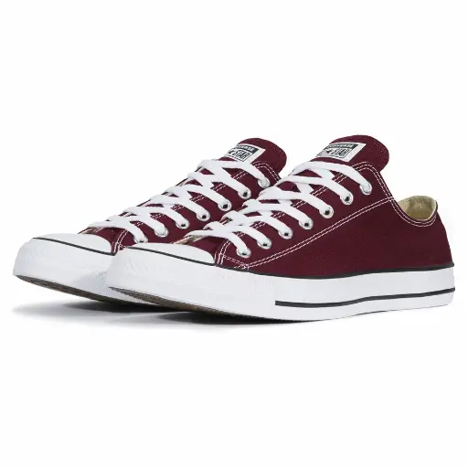 All Star Converse Chuck Taylor Low Top Canvas Sneaker Shoes-Maroon