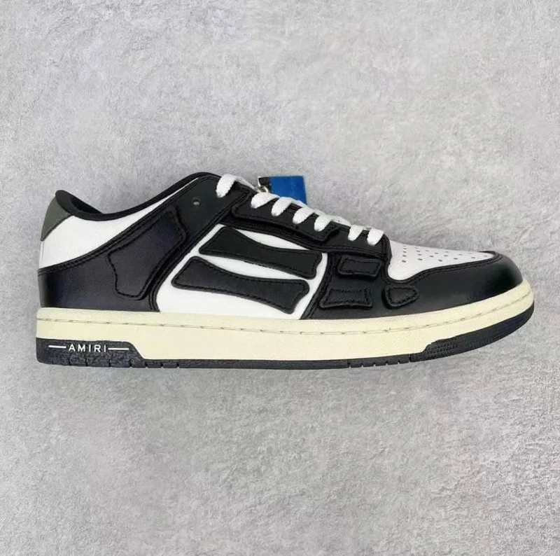 Amiri Men's White Skeleton Low-top Trainers - Black/White