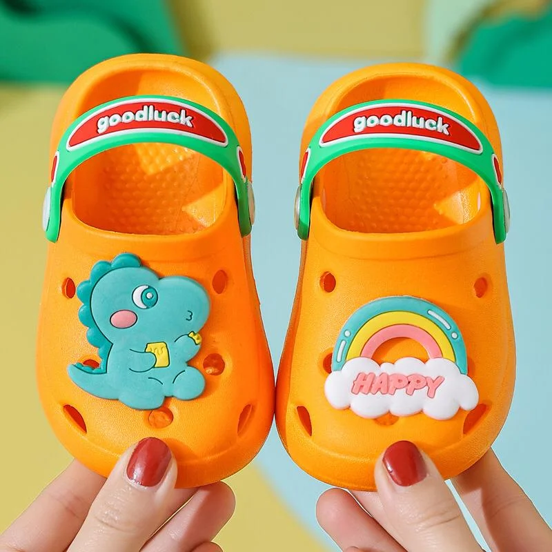 Authentic Kids Unisex Sandals Orange Casual Crocs