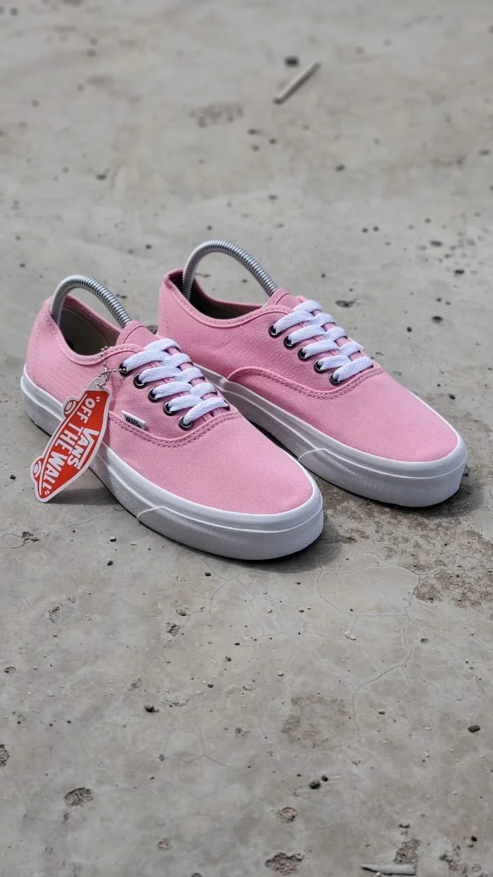 Authentic Vans Sneakers Girl - Pink White Sole
