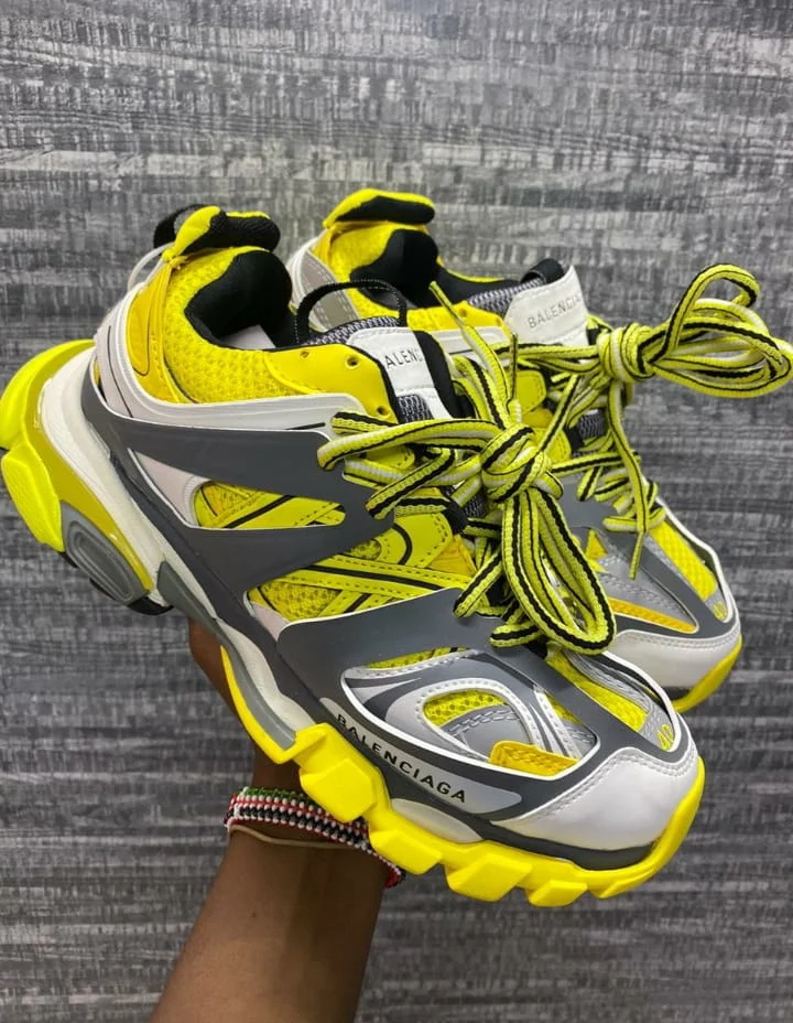 Balenciaga Track Sneakers Yellow /Grey