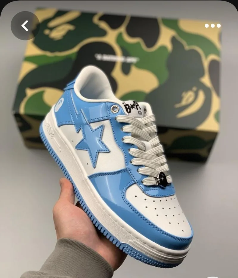 BAPE A BATHING APE BAPE STA LOW BLUE