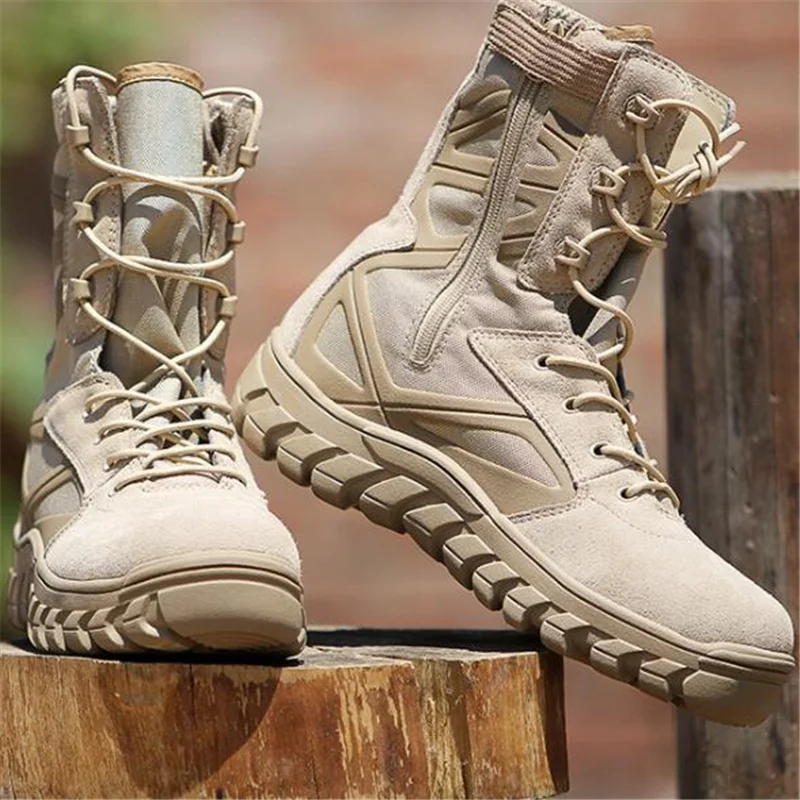 BATES 589 Lightweight Tactical Patrol Combat Boots for Outdoor Trainers- Brown