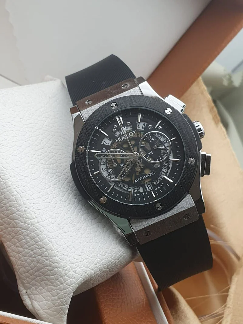 Big Gang Hublot Men's Analog Display Chronograph Wrist Watch