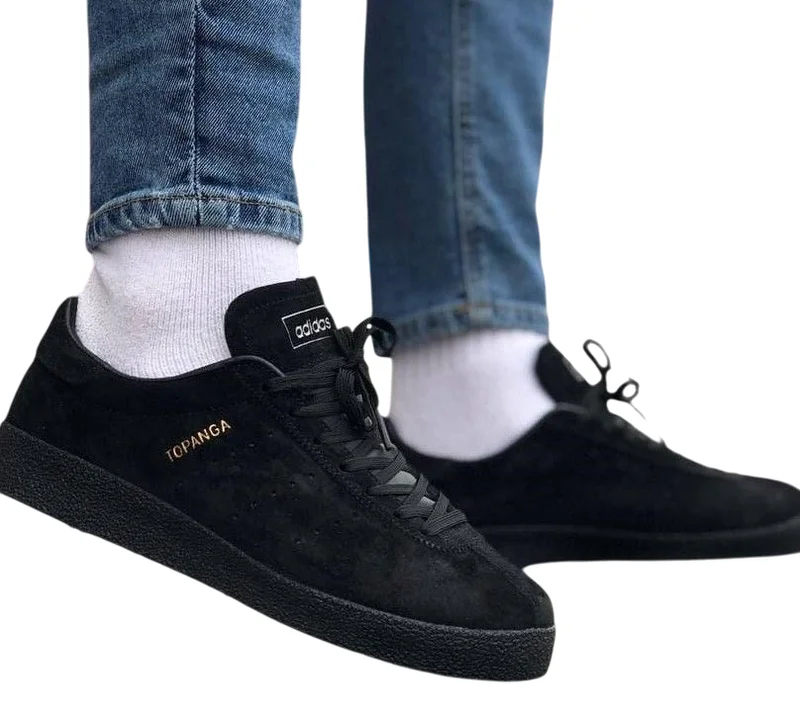 Black Adidas Topanga Sneaker Shoes