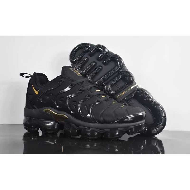 Black Gold Nike Air Vapormax Plus Men's Running Shoes