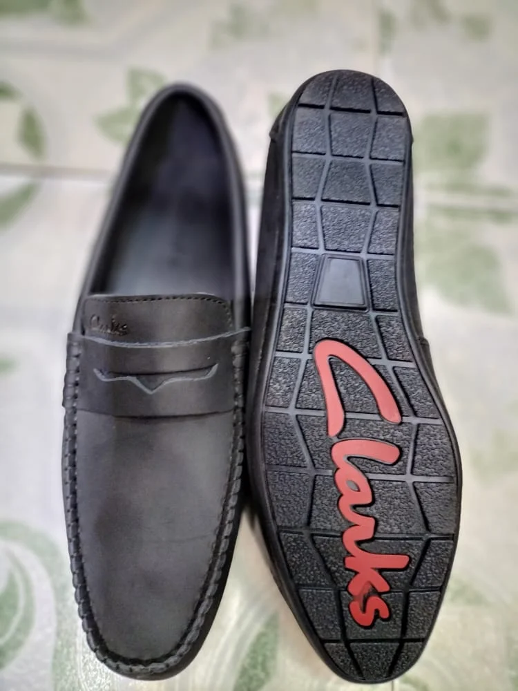 Black Men Casual Clarks Loafers Clarks
