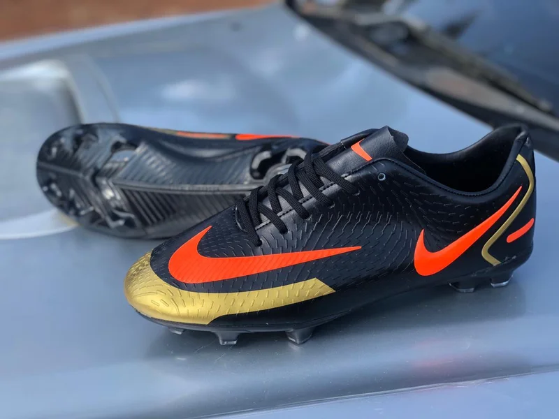 Black Nike Soccer shoes Men Soccer Shoes Turf tf Soccer Boots Outdoor Football