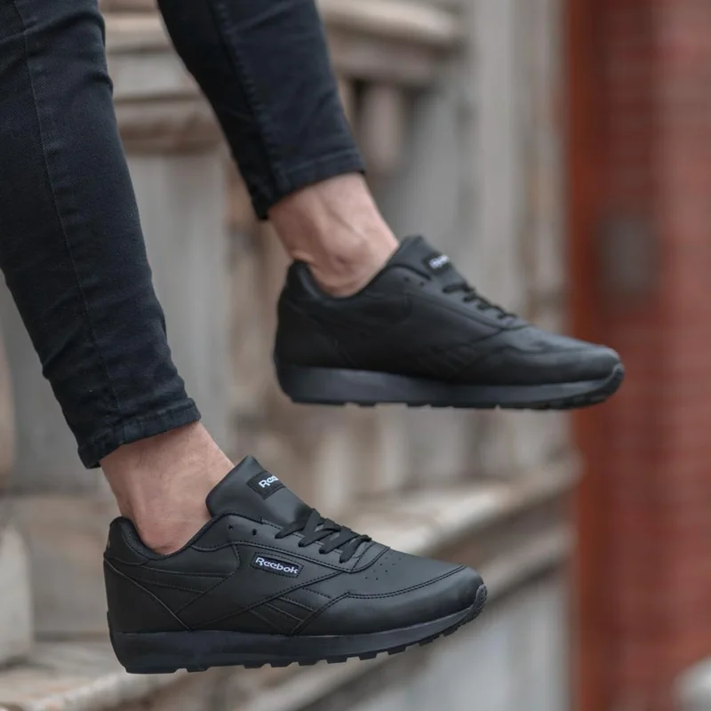 Black Reebok Rewind Run Shoes Sneakers