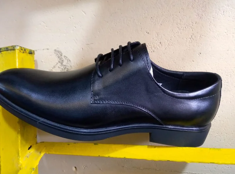Black Right Man Premium Leather Official Shoes Laced Men Shoes