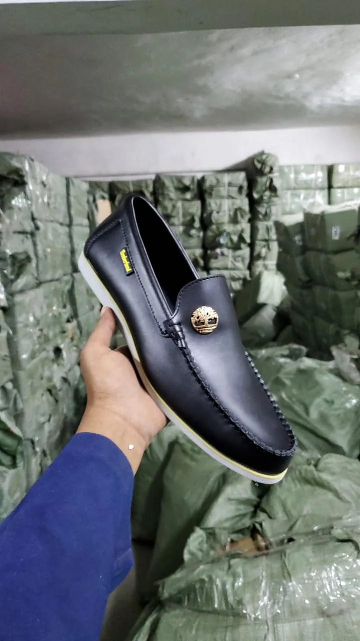 Black Timberland Mens Loafers Shoes