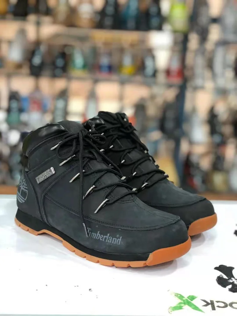 Black Timberland Premium Sport Boots