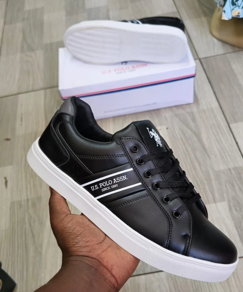 BLACK U.S. POLO ASSN SNEAKERS
